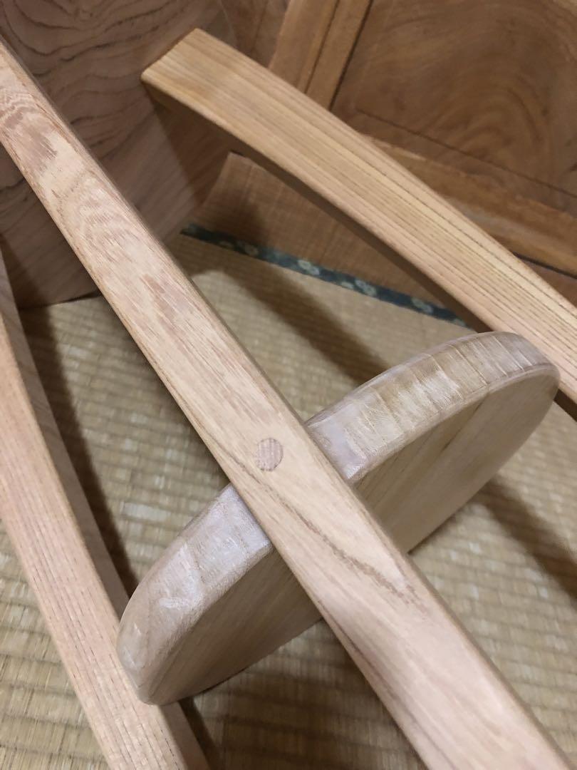 980建具屋一筋58年のおじいちゃんの手作りスツール、イス☆けやき 1159 建具屋一筋58年のおじいちゃんの手作りスツール、イス☆けやき