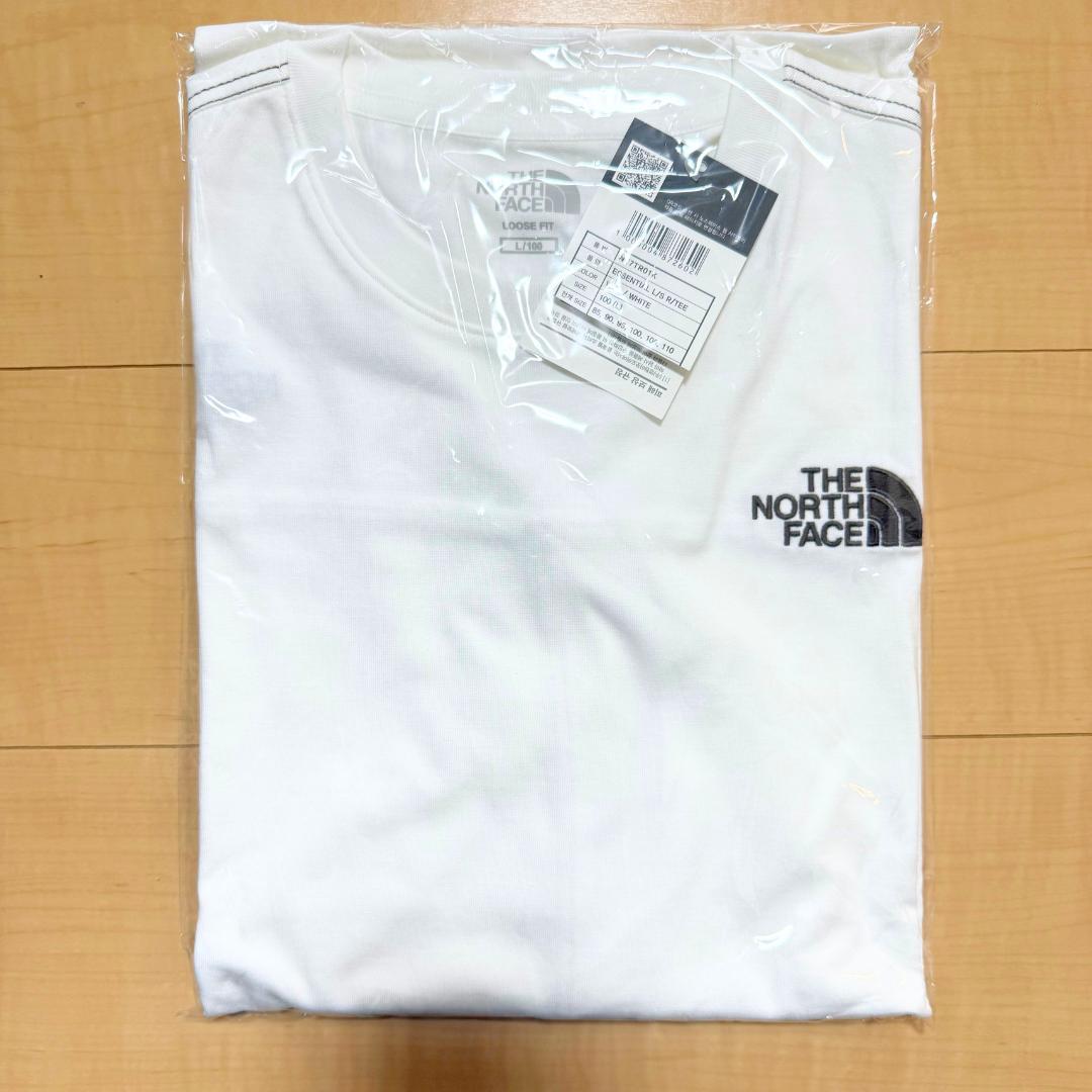 【日本未入荷】ノースフェイス　ロングTシャツ　男女兼用OK Lサイズ