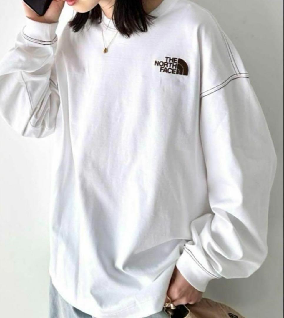 【日本未入荷】ノースフェイス　ロングTシャツ　男女兼用OK Lサイズ
