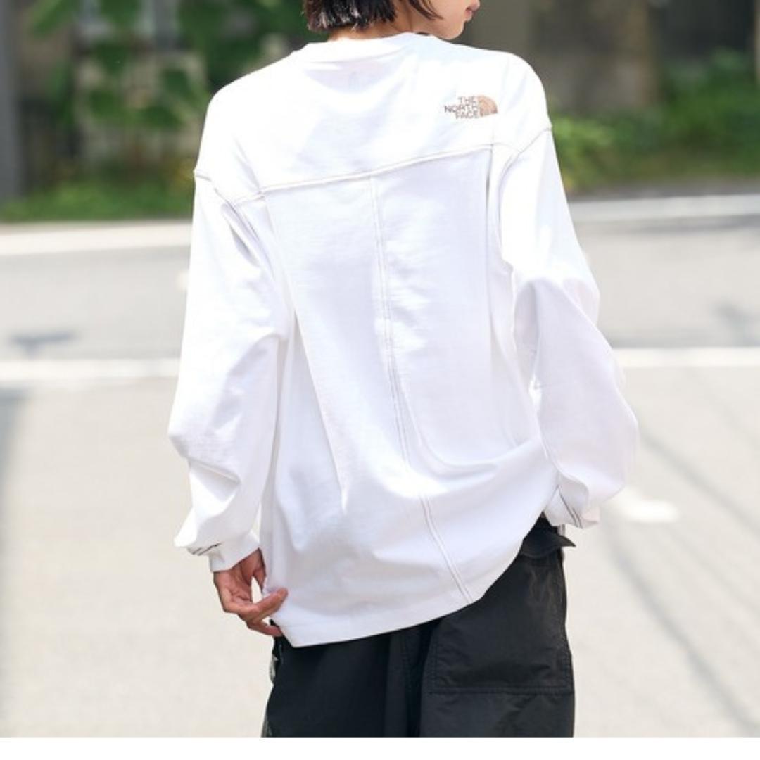 【日本未入荷】ノースフェイス　ロングTシャツ　男女兼用OK Lサイズ
