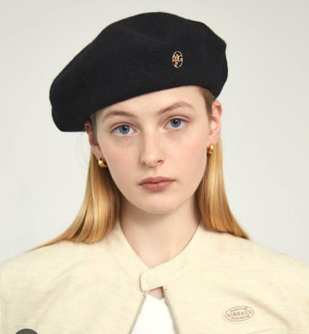 MARITHE FRANCOIS GIRBAUD ベレー帽 正規品】MARITHE FRANCOIS GIRBAUD ベレー帽 ブラック