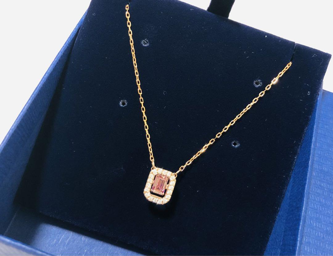 新品 スワロフスキー Swarovski Una ネックレス　オクタゴンカット