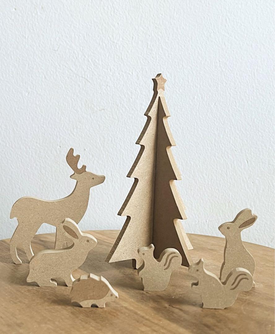 【新品】森の動物達のクリスマス