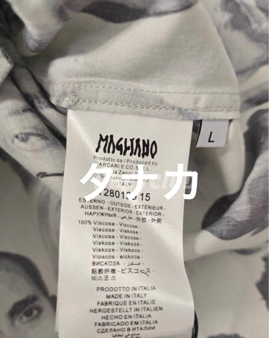 Magliano マリアーノ フィギュアプリント長袖シャツ ミドル* Magliano マリアーノ フィギュアプリント長袖シャツ ミドル