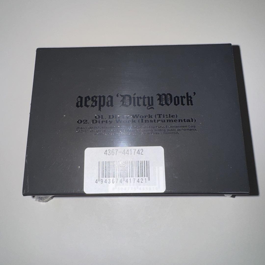 新品未開封 aespa dirty work crew ring