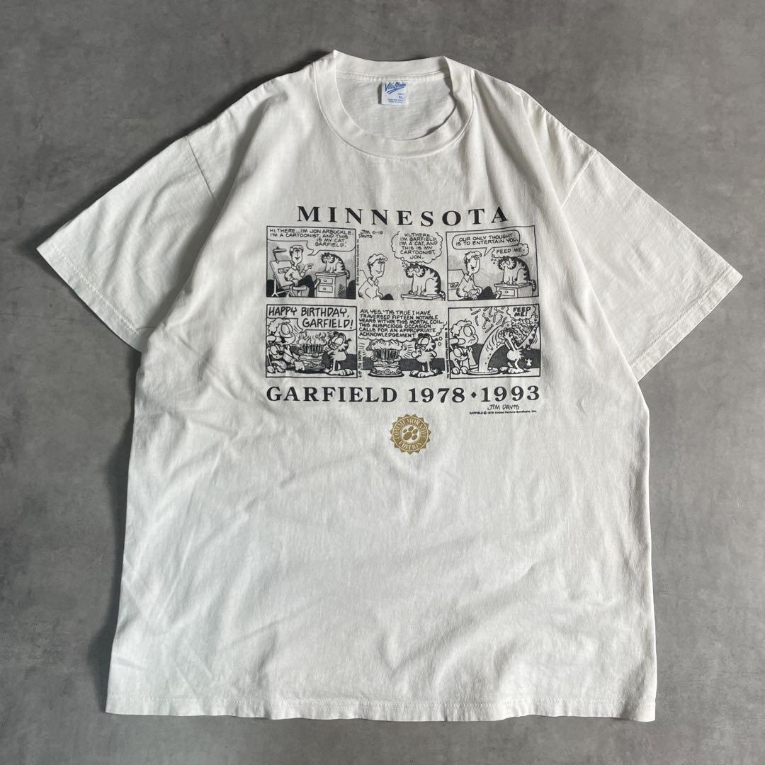 90s USA製 ガーフィールド 15周年 vintage T-shirt