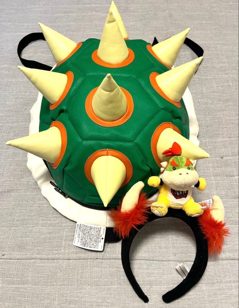 クッパのリュック クッパJr.のカチューシャ