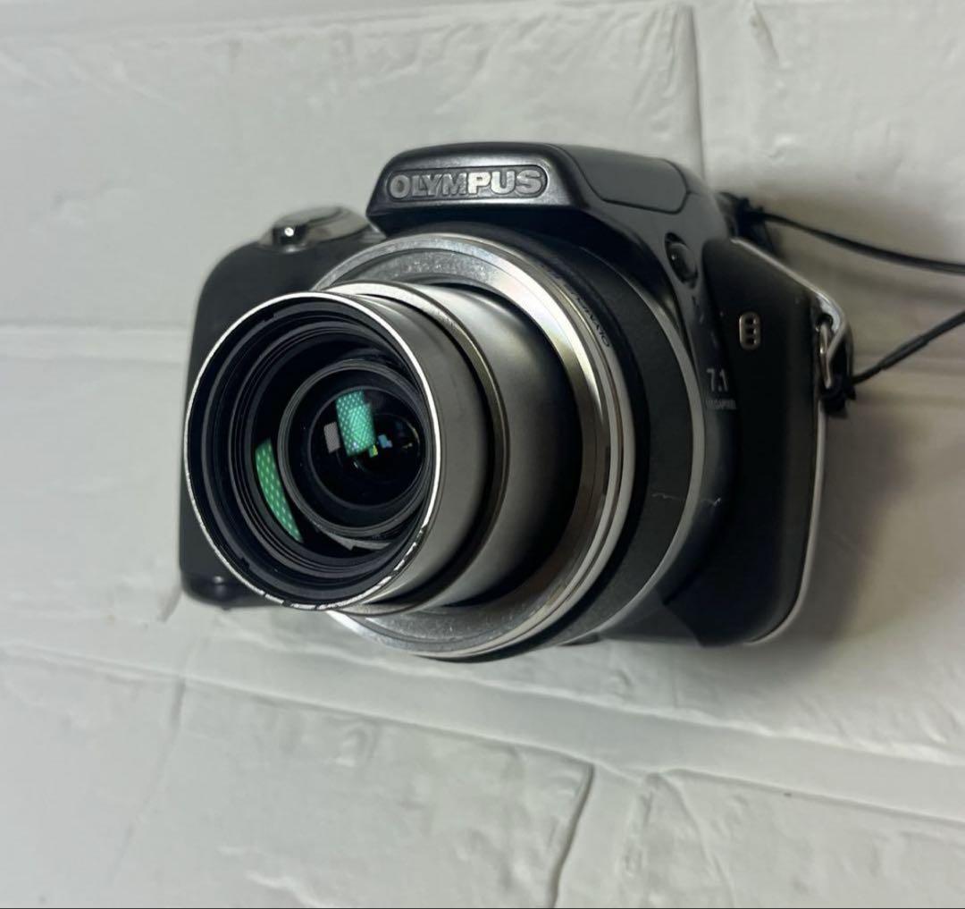 OLYMPUS camedia sp-550uz デジタルカメラ 単三電池付き - メルカリ