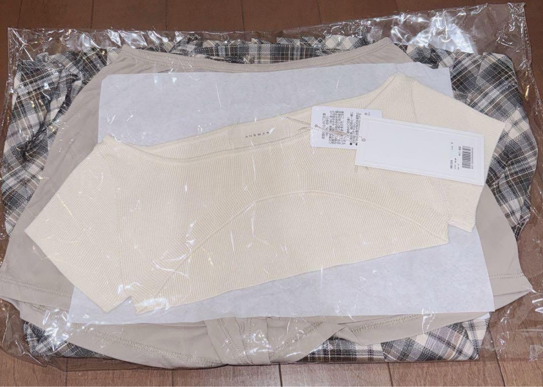 スカート Karen check mini dress M