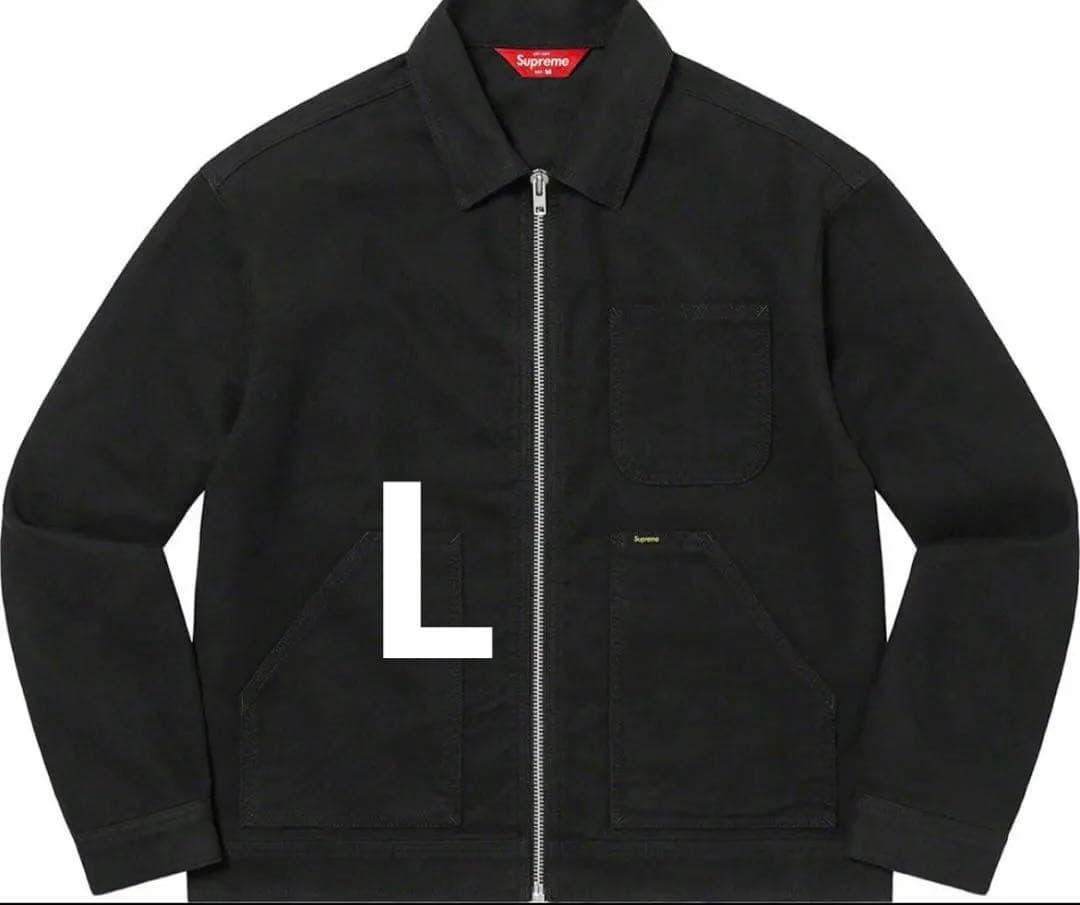 Supreme moleskin work jacket 黒 L 木村拓哉L SUPREME