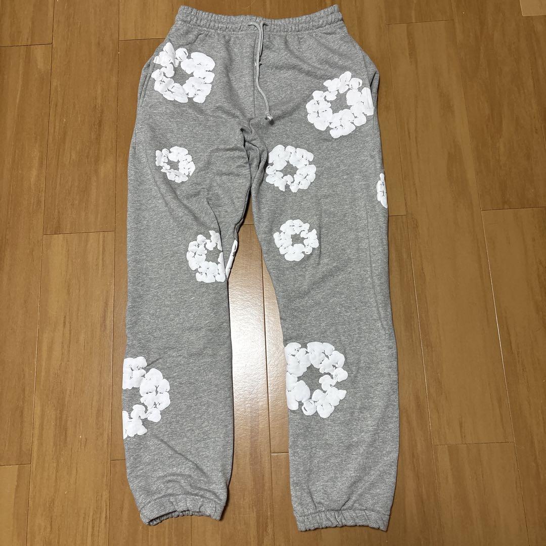DENIM TEARS グレー 花柄スウェットパンツ L - メルカリ