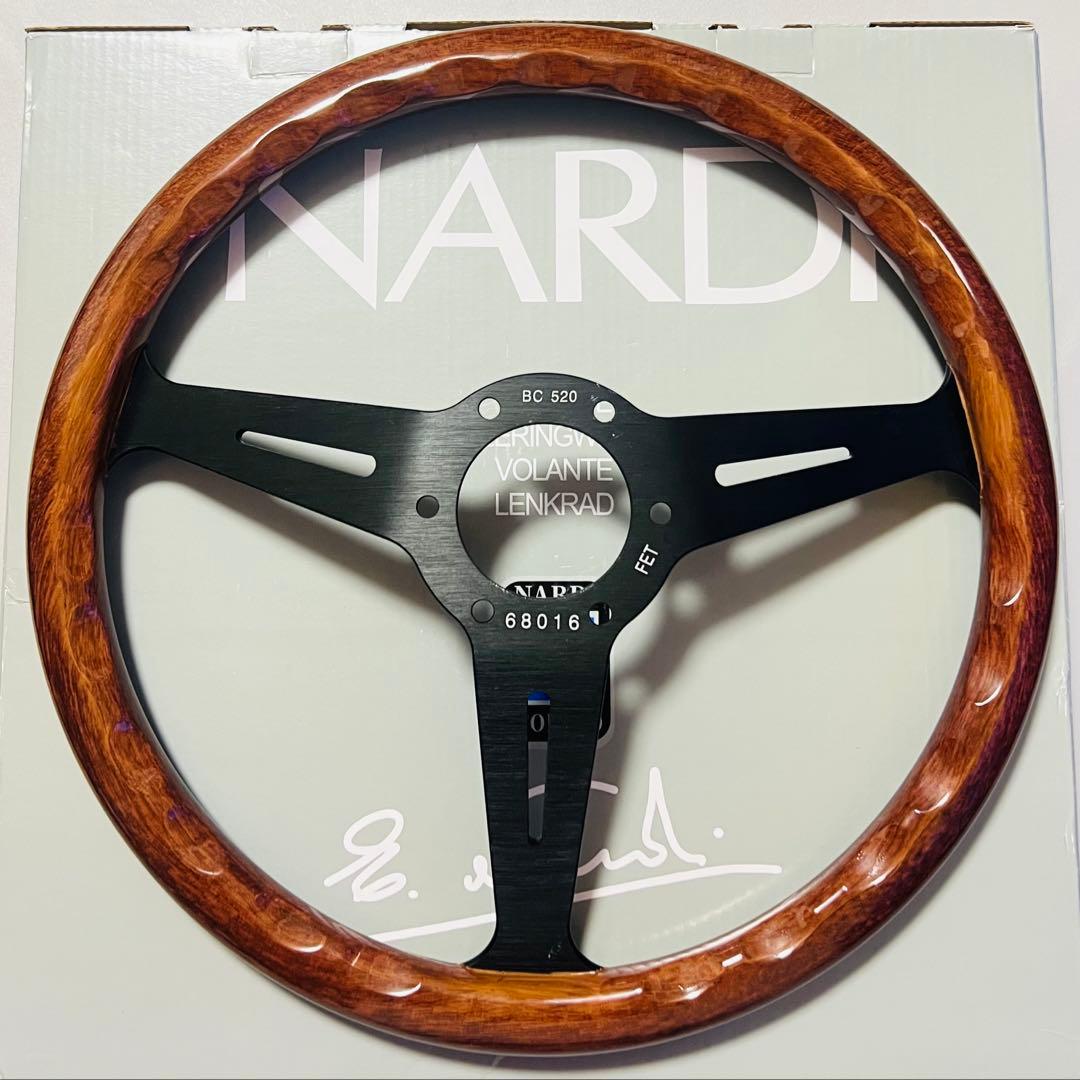 ナルディ クラシック ウッド ステアリング 14インチ ホーンリング付き③ ナルディ クラシック ウッド ステアリング 14インチ ホーンリング付き③