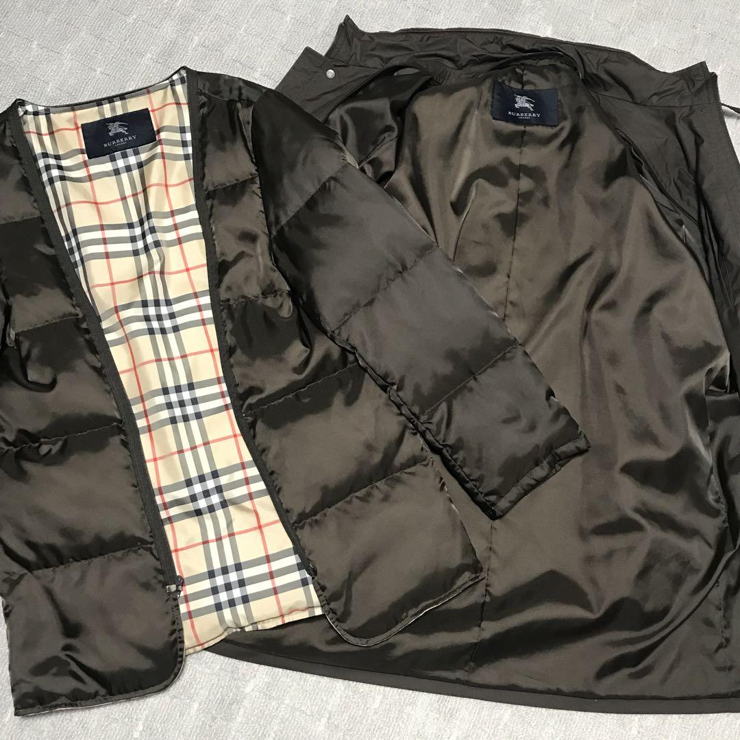 専用バーバリー［ダウンライナー］コート ジャケット ノバチェック