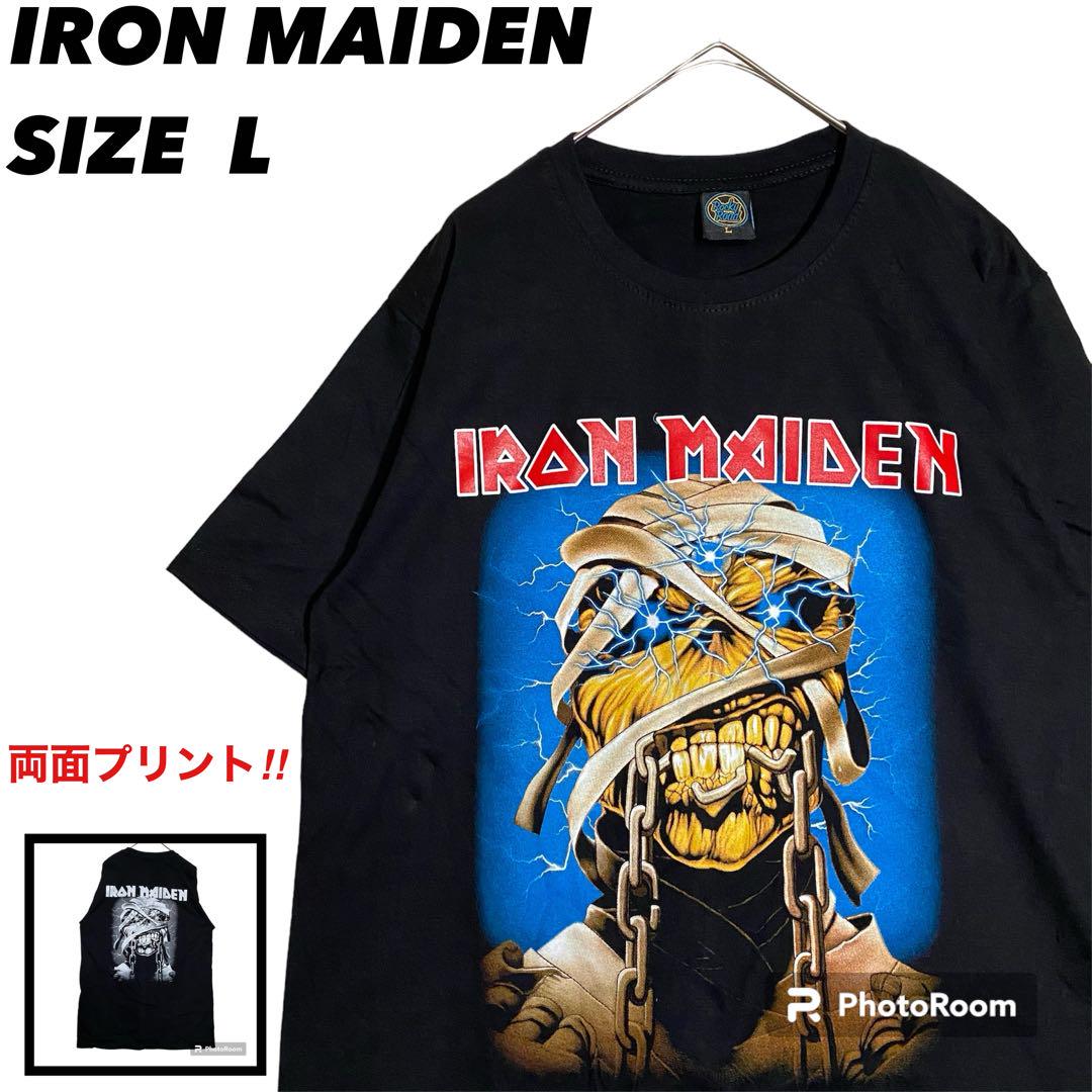 アイアンメイデンTシャツ ビックロゴ　IRON MAIDEN Tシャツ　バンT
