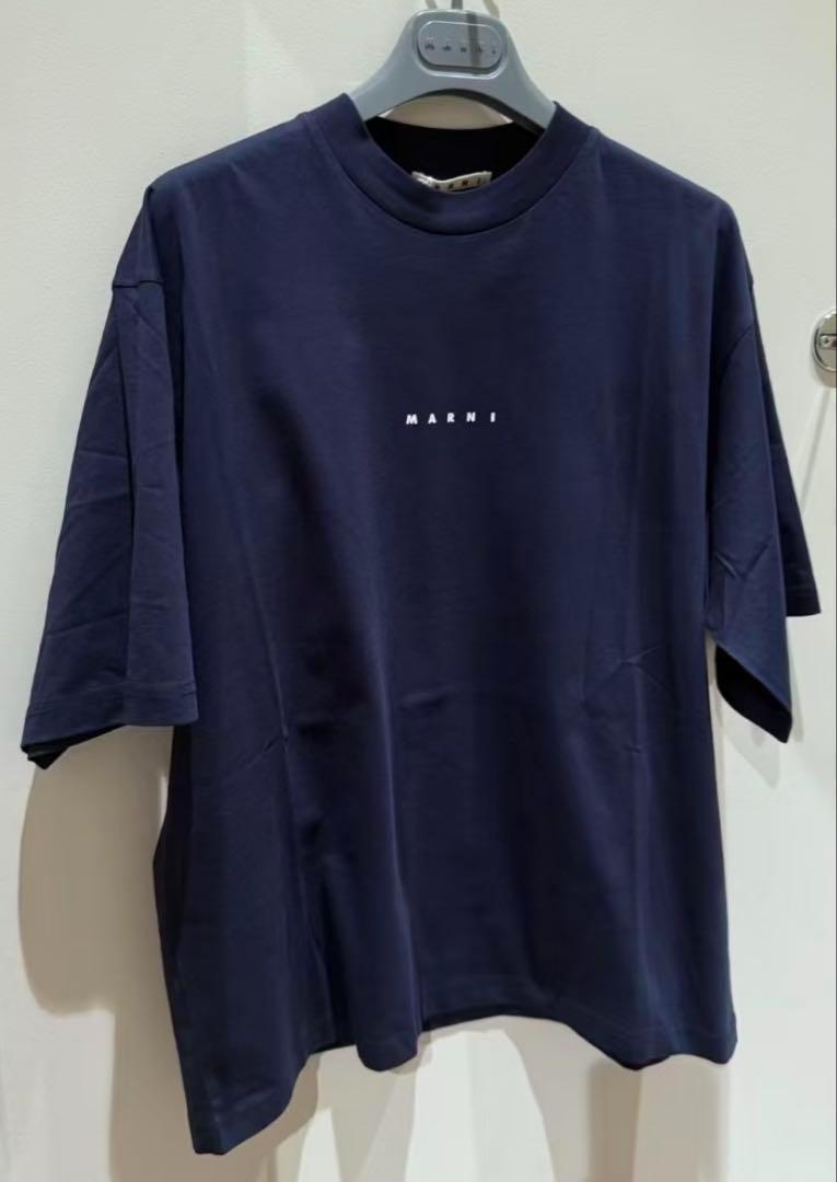 MARNI Tシャツ 14y NAVY ダークネイビー 大人も着用可能⭐︎ MARNI マルニ Tシャツ KIDS マルニキッズ 大人も着用可能 M01466