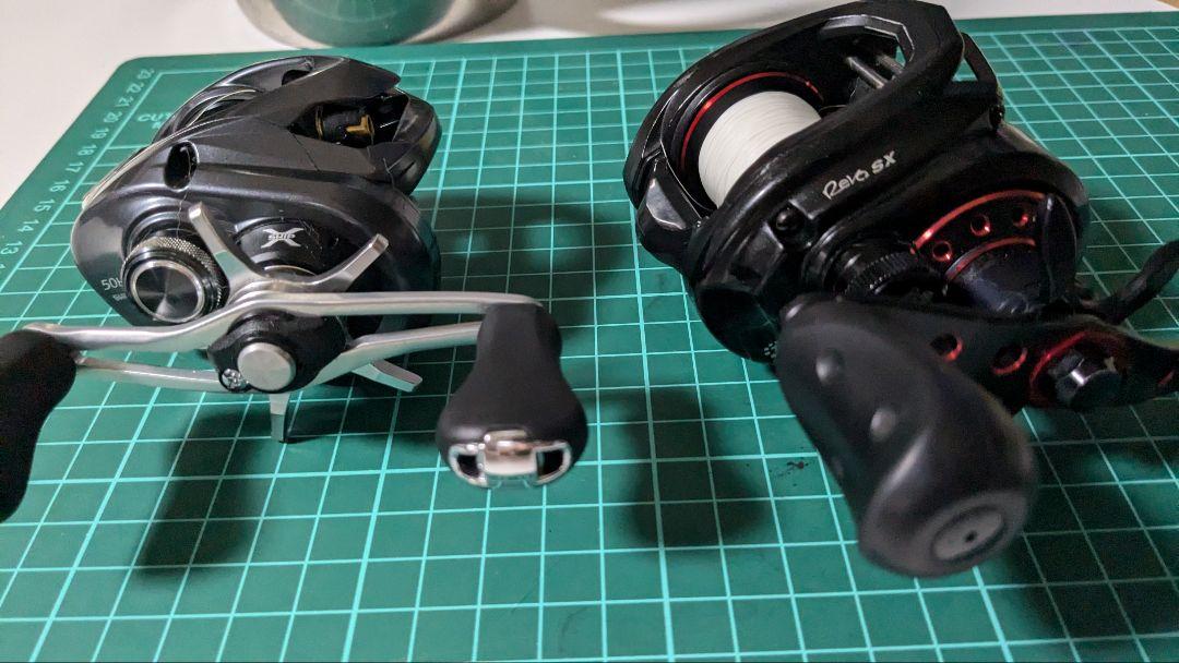シマノ アルデバラン 50HG + アブガルシア レボ SX