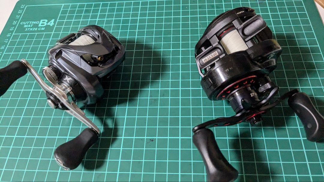 シマノ アルデバラン 50HG + アブガルシア レボ SX