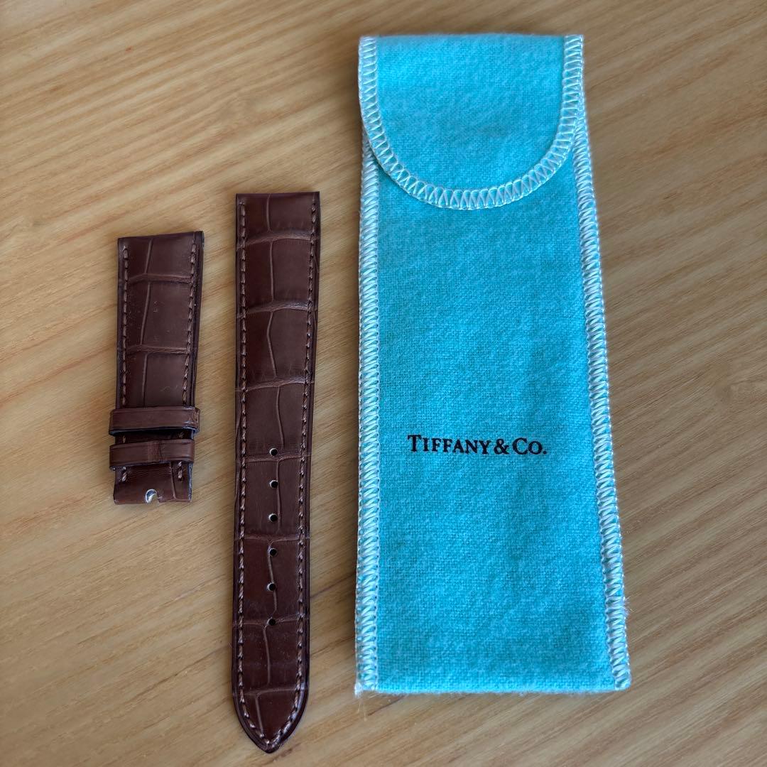 パテックフィリップTiffany & Co. ダブルネームレザーベルト