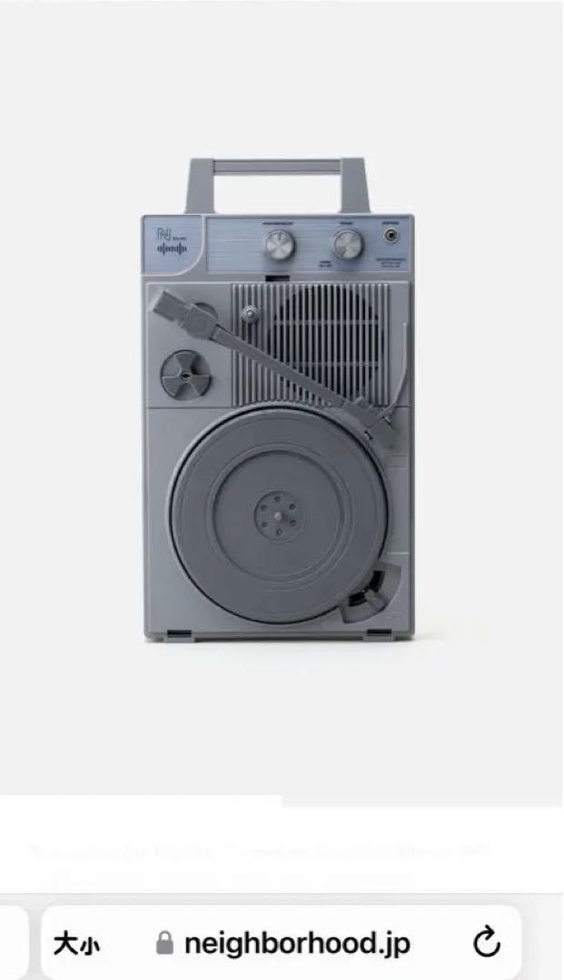 レコードプレイヤー NEIGHBORHOOD ネイバーフッド GP-N3R