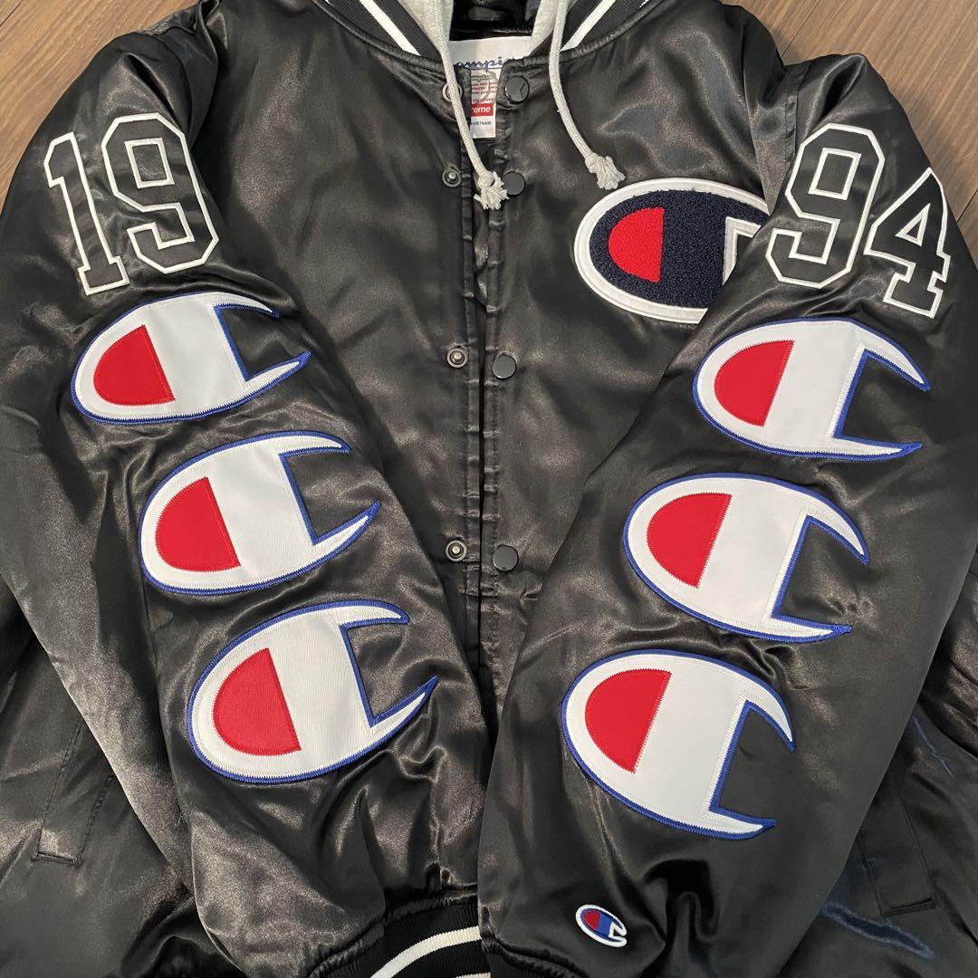 【美品】 【希少】M champion supremeコラボ ジャケット 大人気