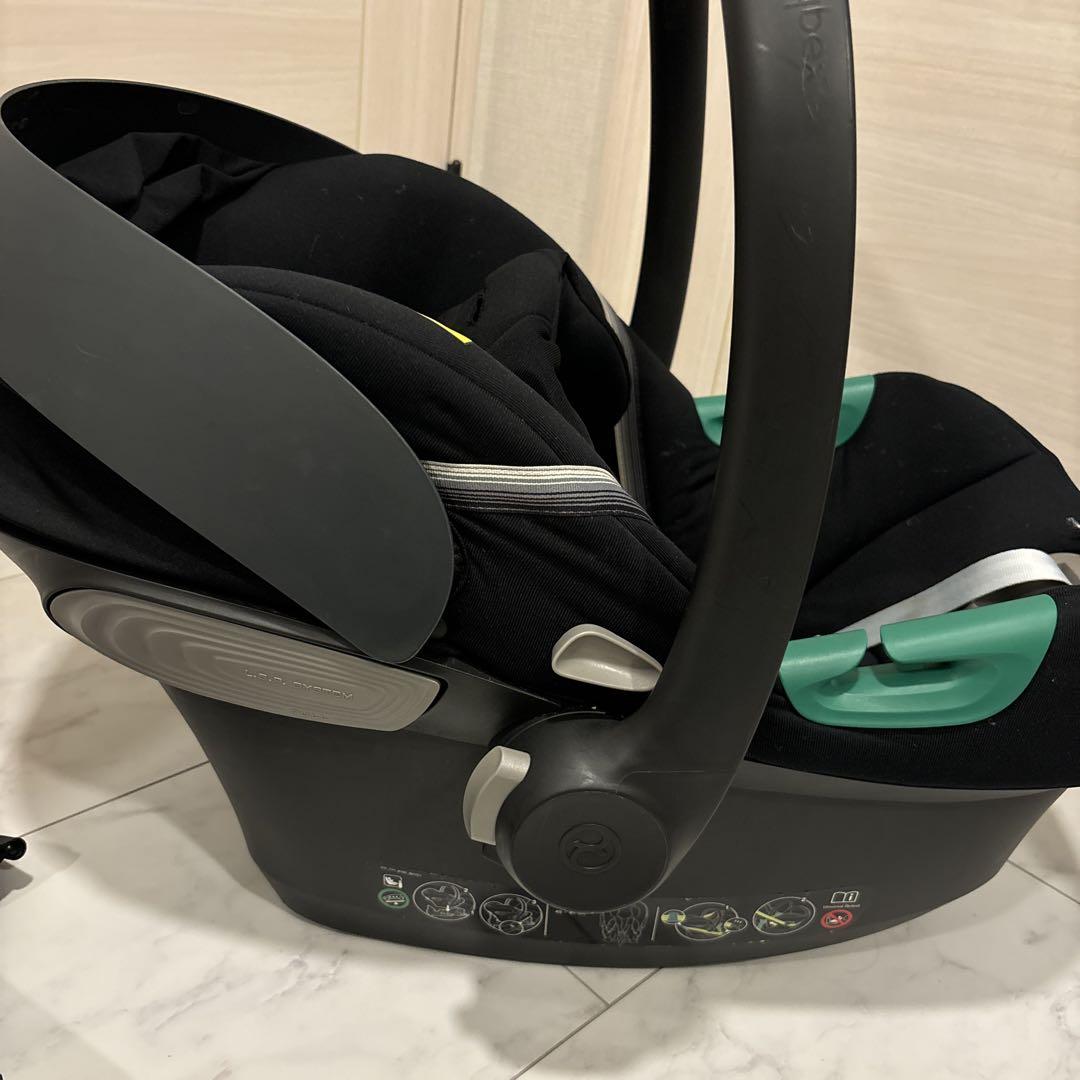 専用アダプタ付cybex サイベックスエイトン　チャイルドシートトラベルシステム
