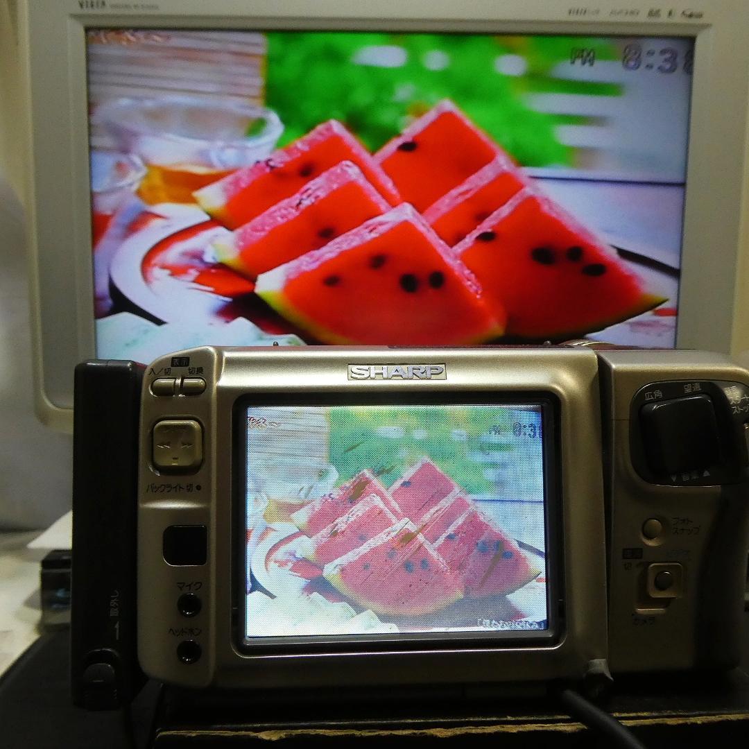 動作良好 シャープ VL-EX2 MiniDV ビデオカメラ デジタルダビングに 動作良好 シャープ VL-EX2 MiniDV ビデオカメラ デジタル