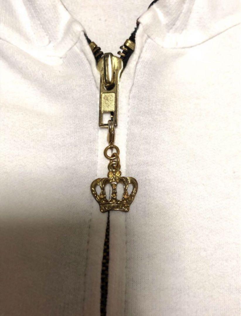 超希少品☆d.i.a.ダイヤ正規品☆平成ギャルヒョウ柄フードシャカシャカパーカー d.i.a. 正規品 パーカー 白 レオパード柄 ダブルファスナー 平成