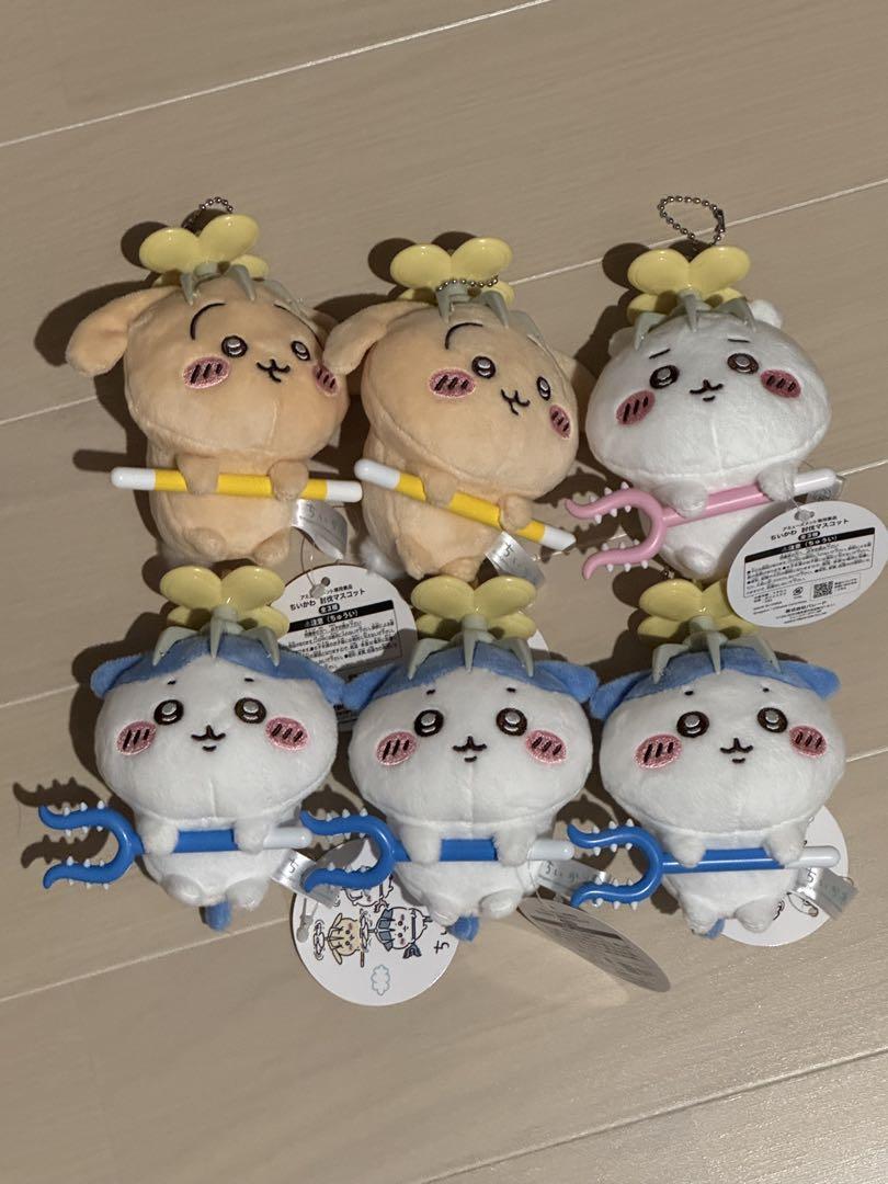 かわいい！ ちいかわ 討伐マスコット ちいかわ ハチワレ うさぎ 6体セット ぬいぐるみ