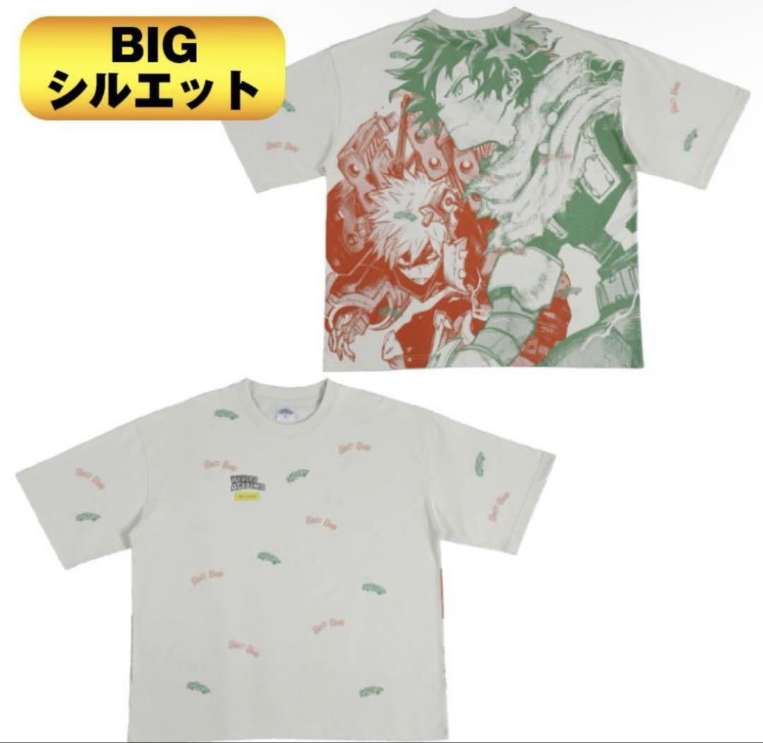 ヒロアカ WJオリジナルTシャツ アナザーVer. ビッグシルエット 緑谷 爆豪