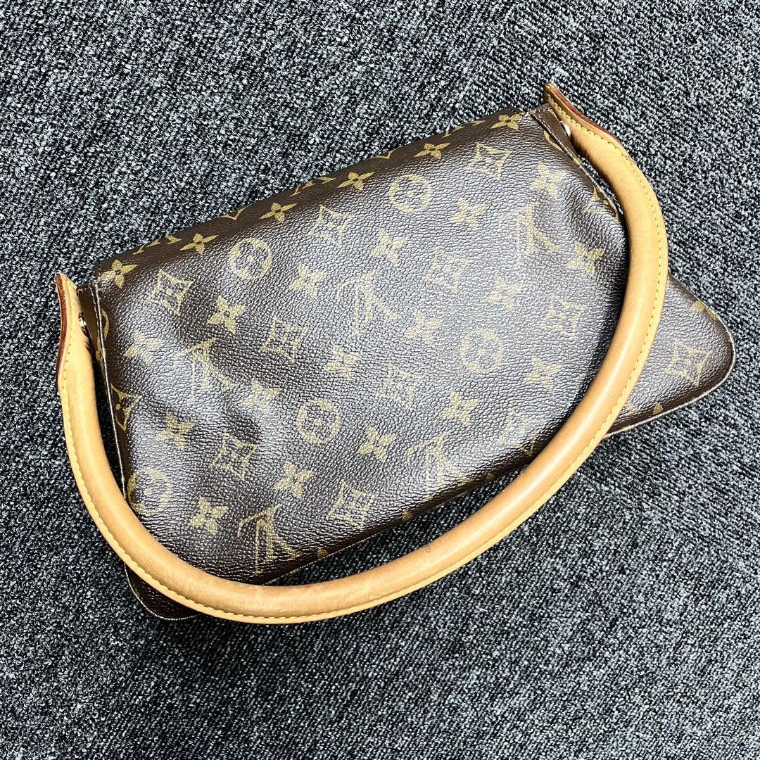 【美品】ルイヴィトン モノグラム ミニルーピング M51147 ハンドバック