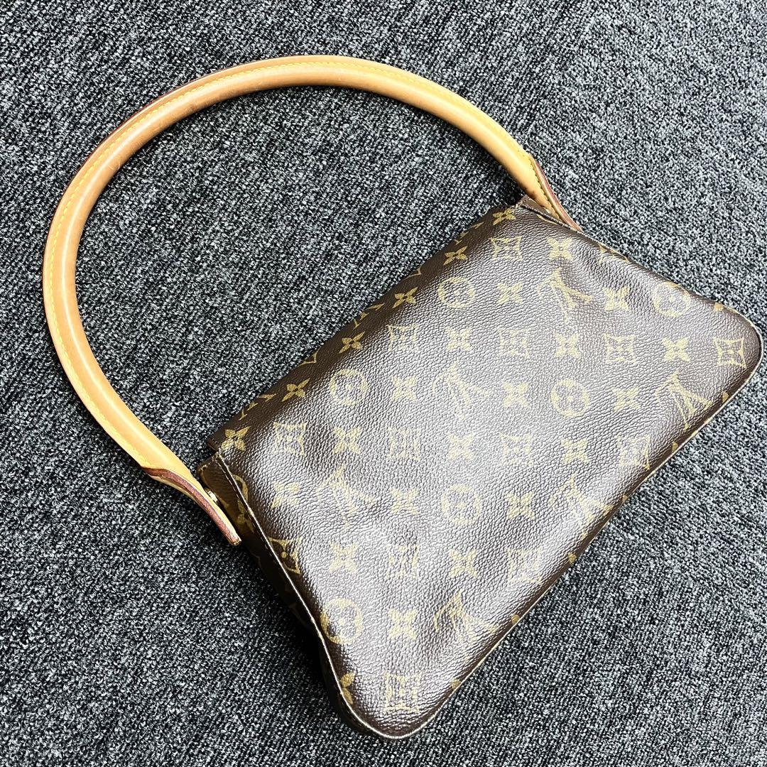 【美品】ルイヴィトン モノグラム ミニルーピング M51147 ハンドバック