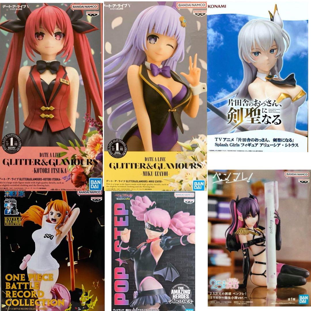 ２４点セット●美少女系プライズフィギュアまとめ③ 美少女系プライズフィギュアまとめ売り☆24種24体セットお 得