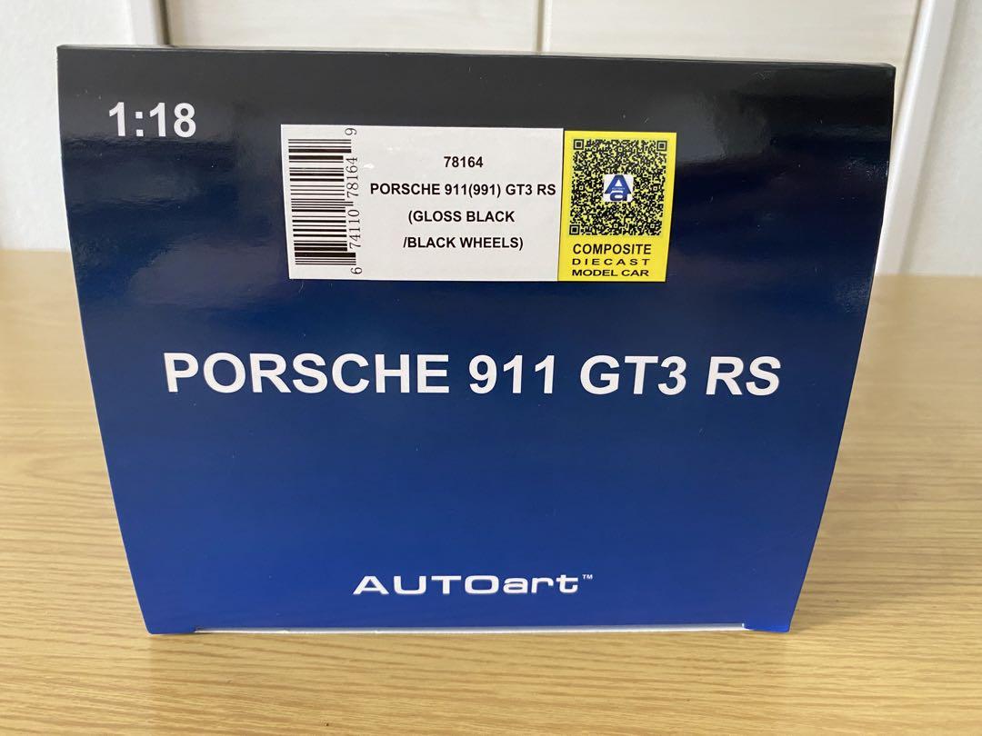 Porsche 911 GT3 RS 1/18 ブラック