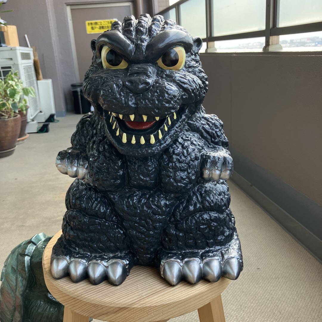 ゴジラ貯金箱 ゴジラフィギュア 約33cm 黒 - メルカリ