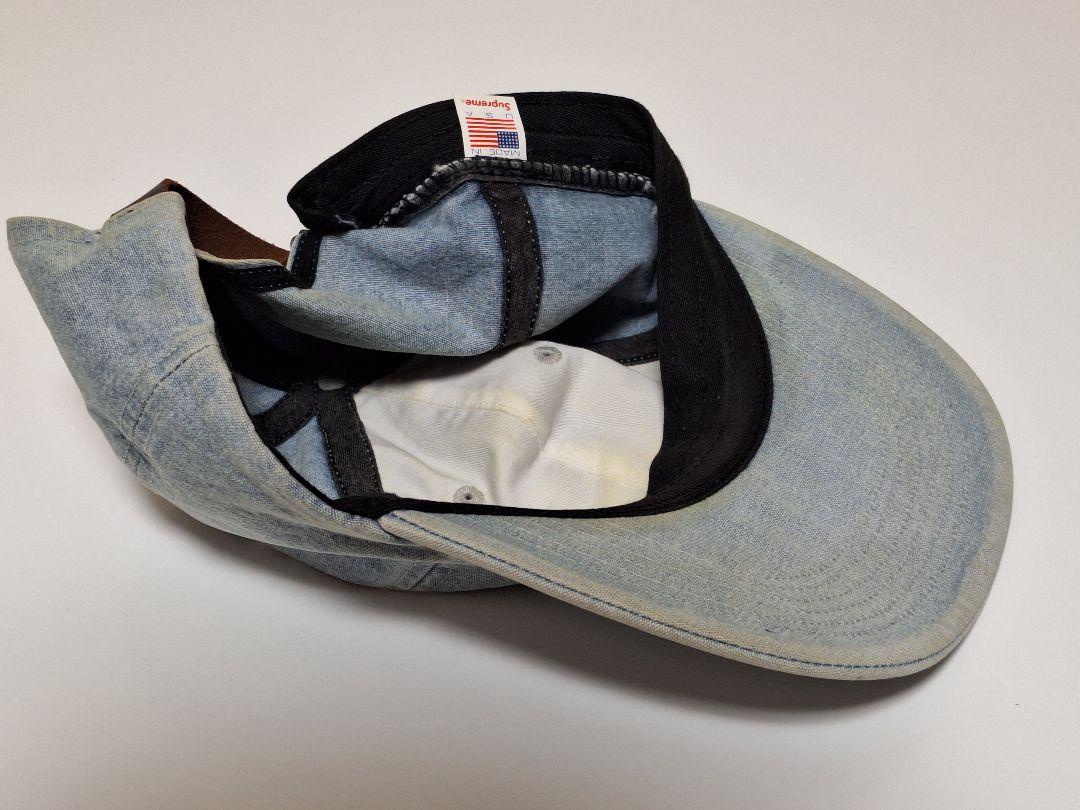 Supreme　Washed　Chambray　S Logo　6-Panel