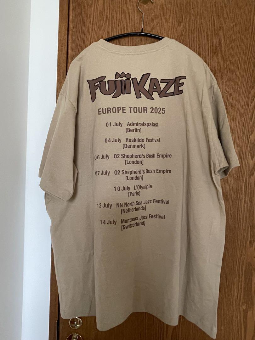 Fujiii Kaze EUROPE TOUR 2025 Tシャツ Fujii Kaze Eu/NA Tour 2025 T-shirt - Ricardo Seco Shop