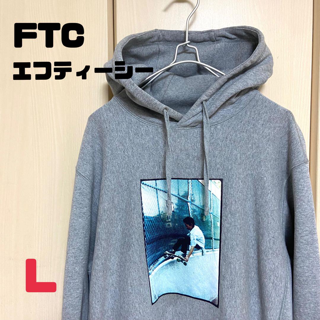 希少 FTC×TOMMY HOODED スウェットパーカー スケボーフォトプリ