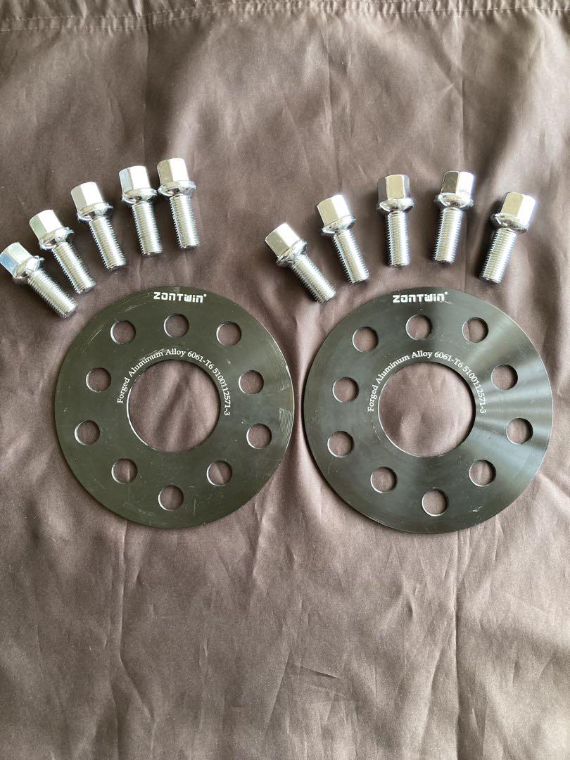 ホイールスペーサー 3mm PCD112 ＋ ラグボルト