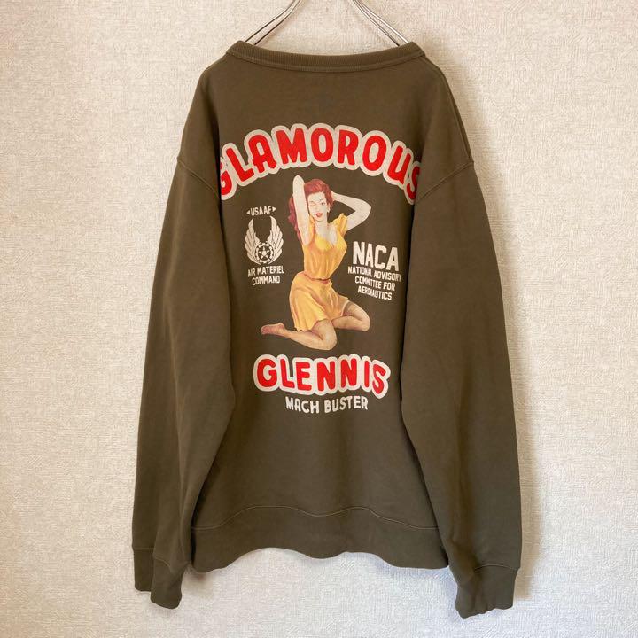 アヴィレックス スウェット パーカー 古着 メンズ レディース XL