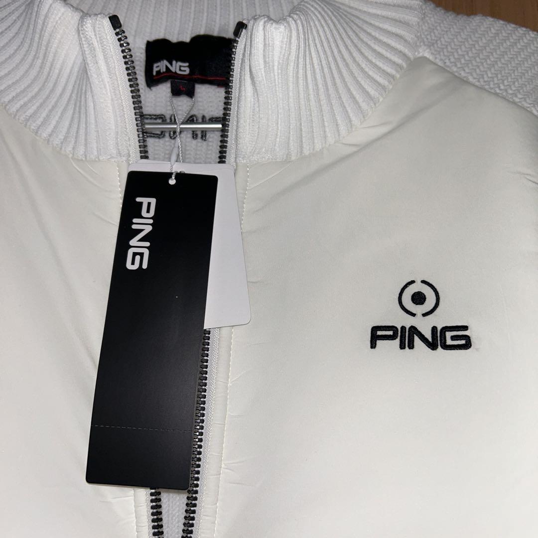 PING レディース ジャケット ホワイト サイズＬ　新品