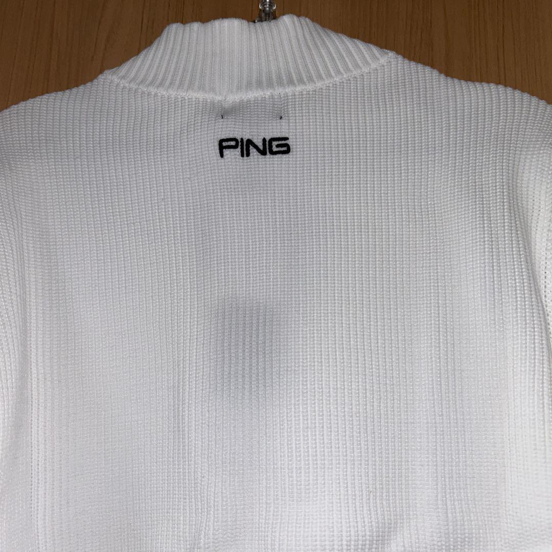 PING レディース ジャケット ホワイト サイズＬ　新品