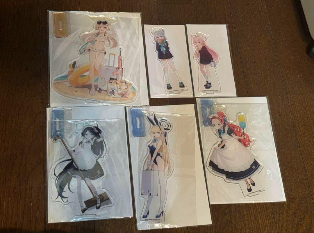 【未開封】ブルーアーカイブ 正規品アクリルスタンド22点+おまけ3点 正規品】ブルーアーカイブ アクリルスタンドなど 計22点セット