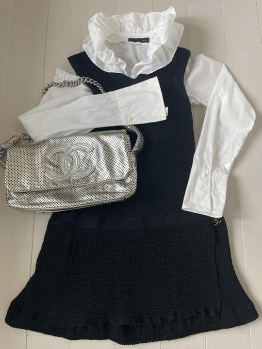 大得価正規品 CHANEL ブラックワンピース quGbH-m52049231575 低価NEW