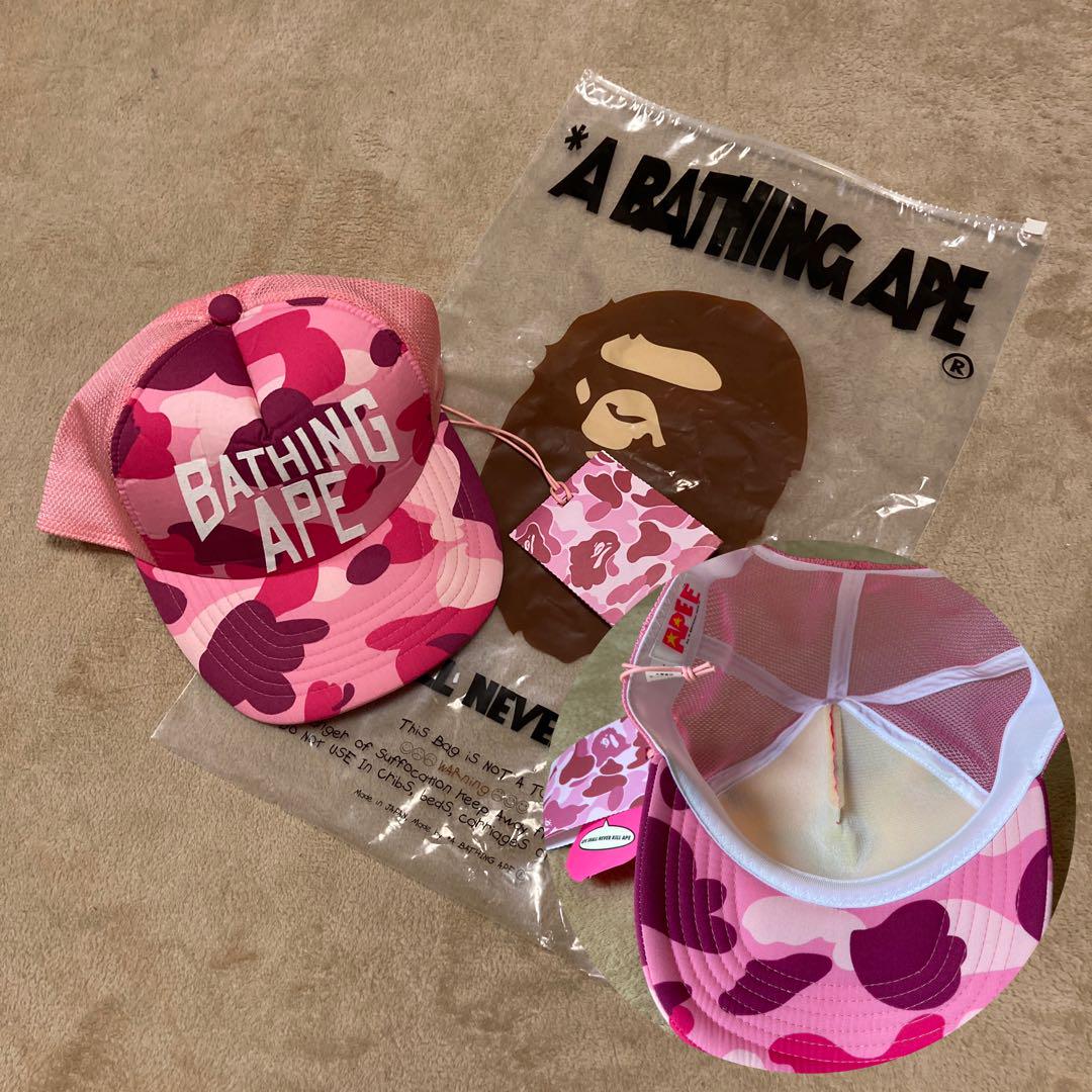 A BATHING APE メッシュキャップ