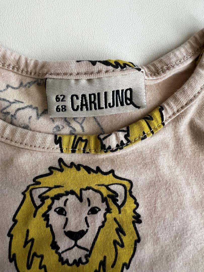 CARLIJNQ ライオン柄ロンパース &タイニーロンパース、 Tシャツ
