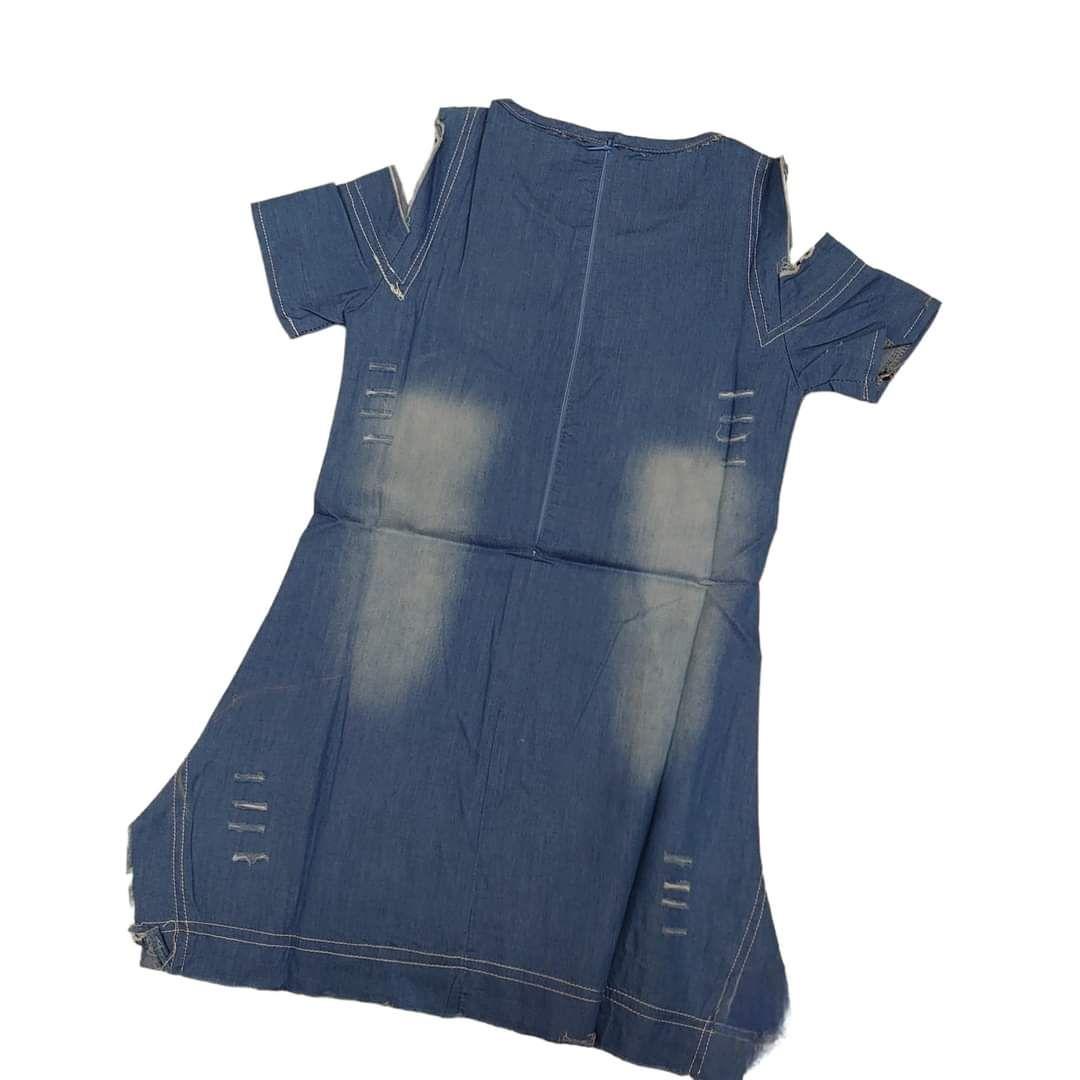 新品 120 半袖 デニム ワンピース お洒落 女の子 学校 旅行 新品 120 半袖 デニム ワンピース お洒落 女の子 学校 旅行