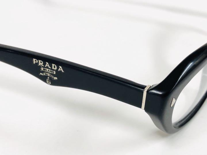 正規品 PRADA プラダ ウェリントン ブラック メガネ 眼鏡 H491