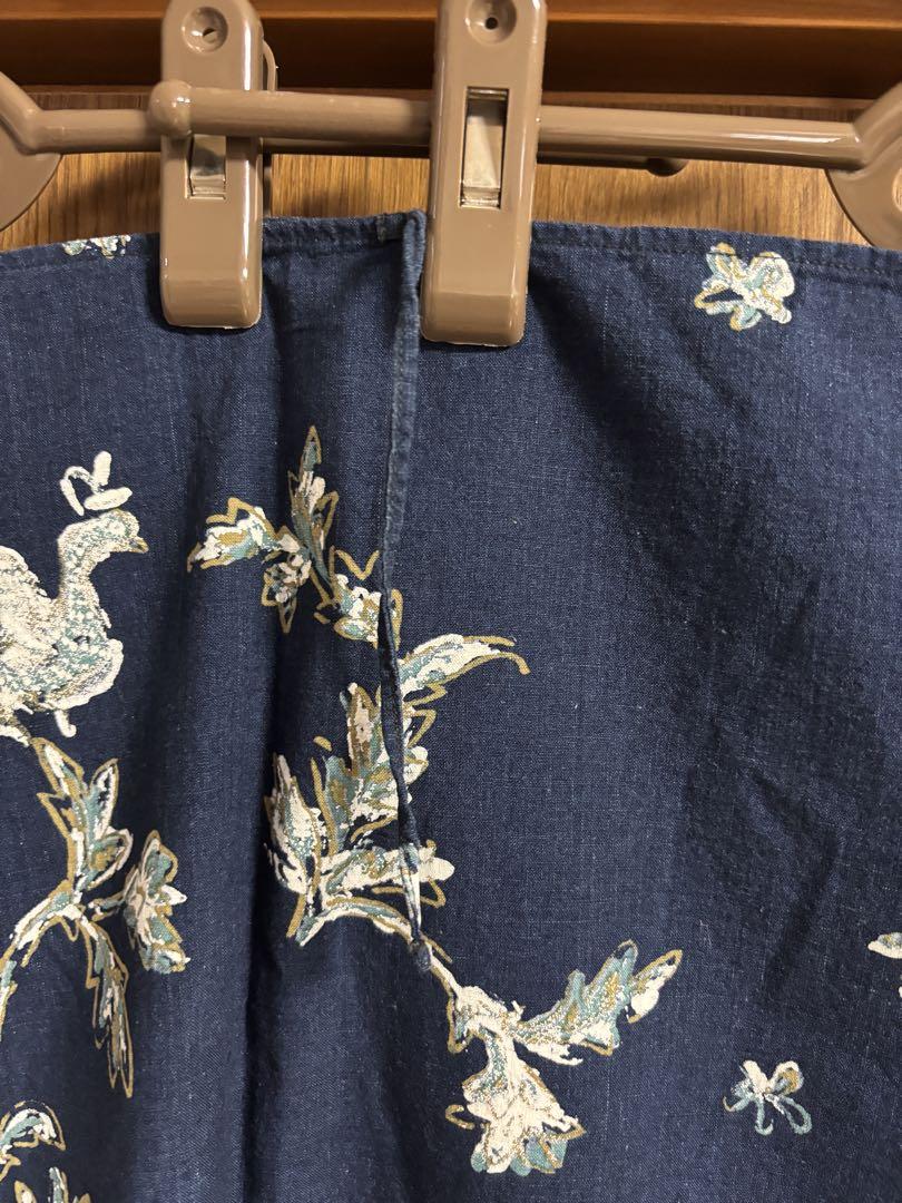 45r45rpm藍染花柄刺繍スカート 45r45rpm藍染花柄刺繍スカート - メルカリ