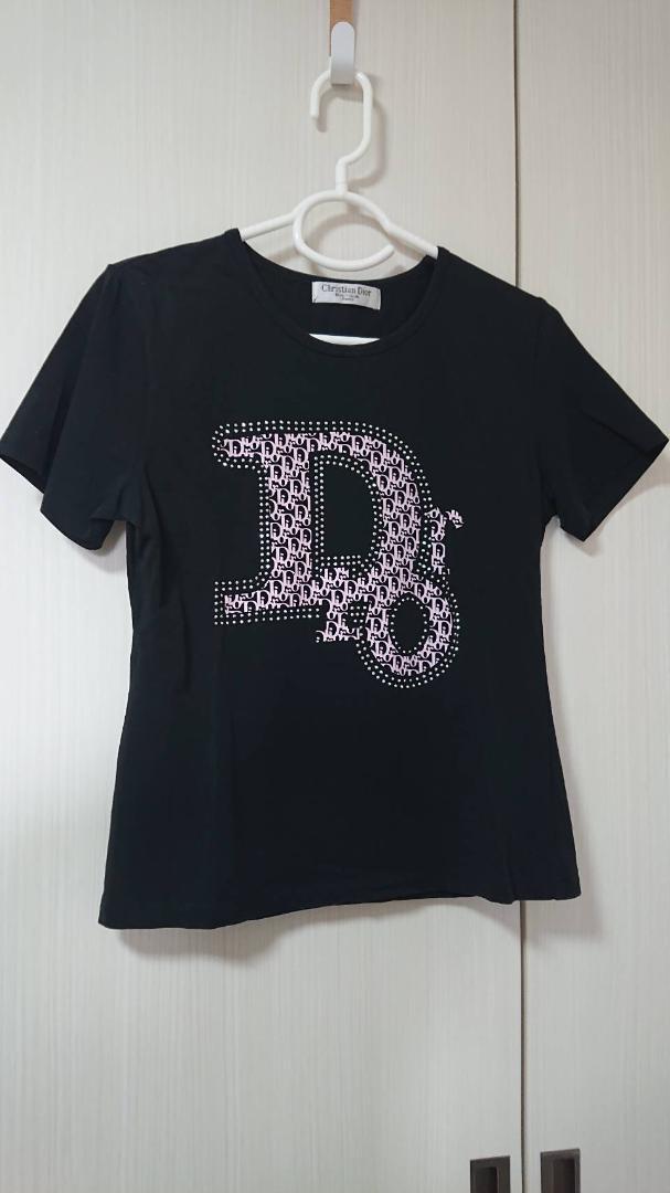 即購入不可さん専用 Dior トロッター Tシャツ M 38 ブラック 黒