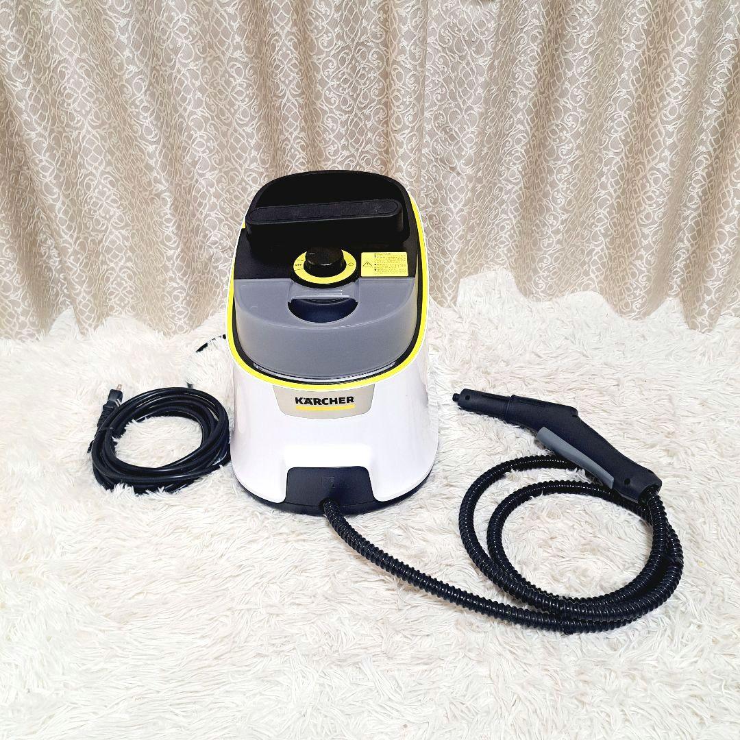 希少/美品 2回使用 家庭用最上位モデル/KARCHER/スチームクリーナー